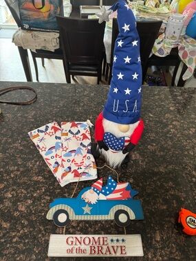 Patriotic Gnome Decor Bundle
